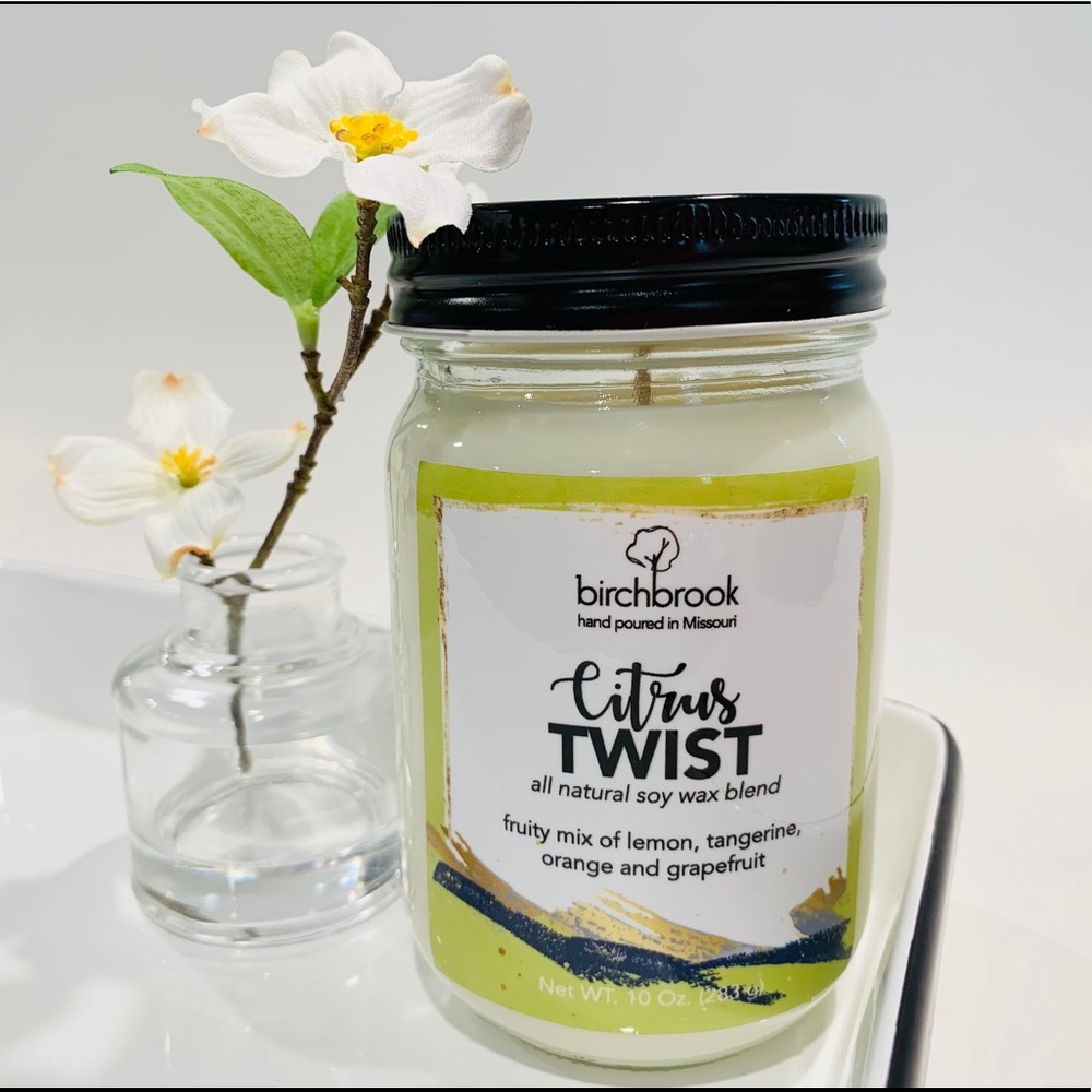 10 Oz Soy Candle - Citrus Twist